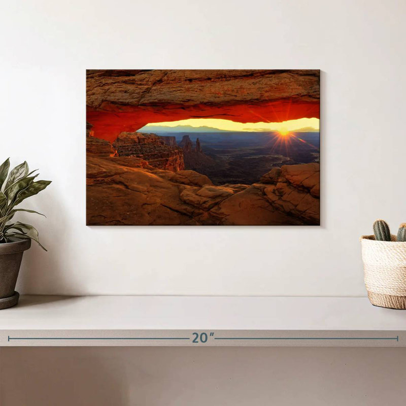 Mesa Arch Sunburst, H 8 po x l 12 po