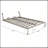 DIY Cabinet Folding Bed Queen Size with Vertical Murphy Wall Bed Hardware Kit