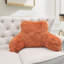 Housse et insert de coussin en fausse fourrure à dossier à poils longs-877154769