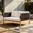 Outdoor Acacia Wood Loveseat Sofa-129028482