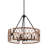 6 - Light Dimmable Drum Chandelier-2100152206