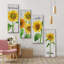 IDÉE4WALL, reproduction d'art sur toile, printemps, été, tournesol, nature, botanique, floral