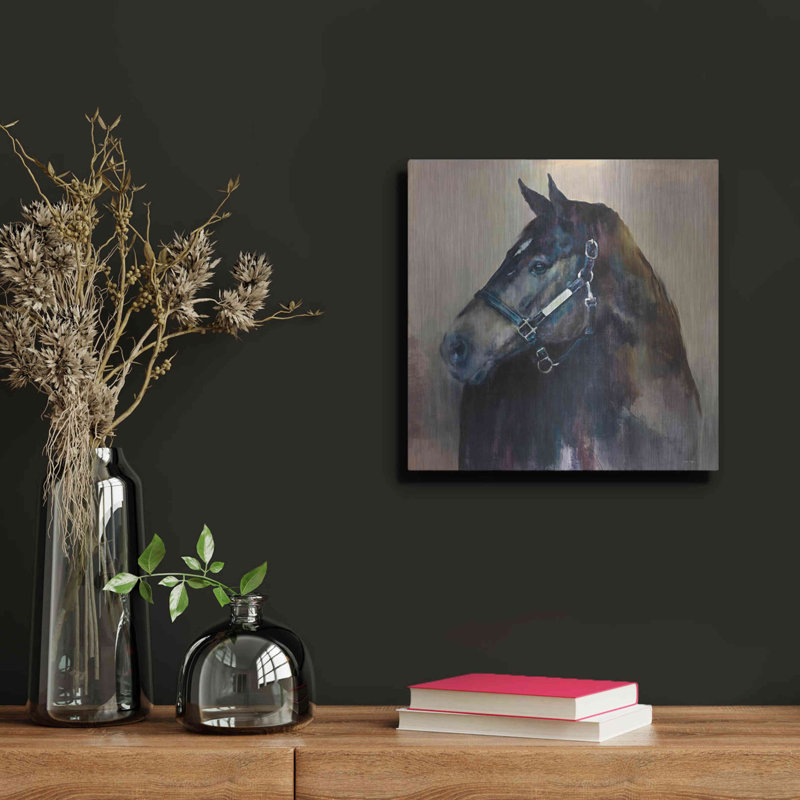 "Ritzy Light" par Marilyn Hageman sur métal, H 12 po x l 12 po