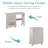 Folding Sewing Table Multi-Function Craft Table and Side Table-108201512