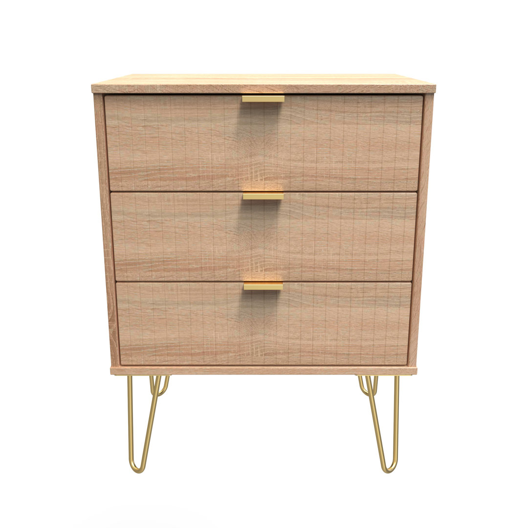 Beranda 3 Drawer Chest (Ready Assembled)