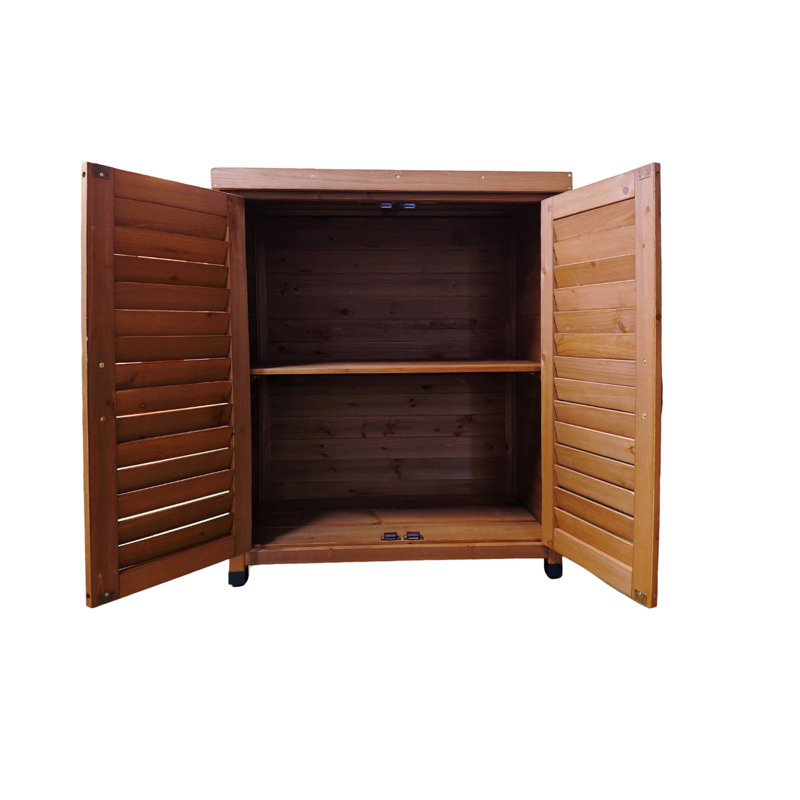 Banc de rempotage pour patio extérieur - bois de pruche avec rangement 30,98X17,9X35,71 po