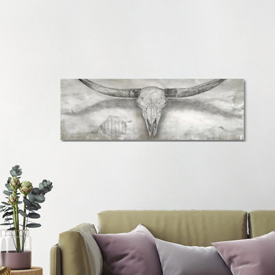 Longhorn Ii by Marie Elaine Cusson - Wrapped Canvas Panoramic Gallery-Wrapped Canvas Giclée