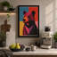 Cubist Bear Portrait Geometric - Wrapped Canvas-1517489894-1517489889