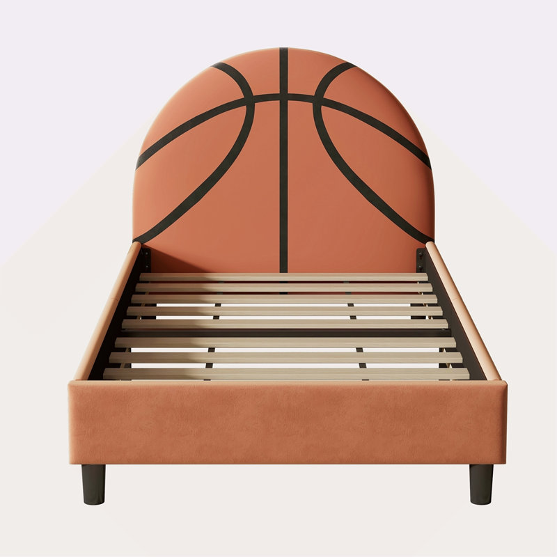 Lit plateforme tapissier Basketball Design