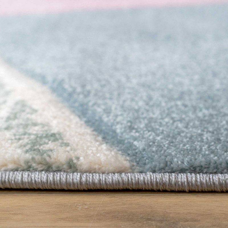 Radstock Abstract Area Rug, Rectangle 80 x 150cm