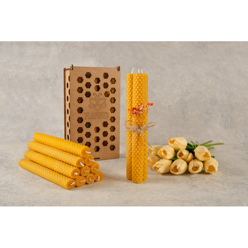 Unscented Taper Candle