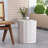 Outdoor Lightweight Concrete Side Table