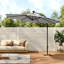 Seraphina 3m Cantilever Parasol with LED Light-868611029