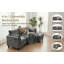 Fauteuil d'appoint en chenille sans accoudoirs, canapé simple modulaire moderne pour le confort et le style dans n'importe quel espace de vie-2045280940