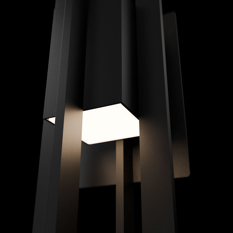 Gander Dimmable 2700K LED Outdoor Wall Light With Color Temperature Switch (2700K/3000K/3500K/4000K)
