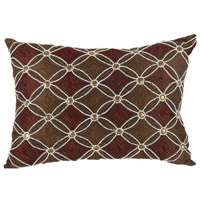  Embellished Lumbar Pillow