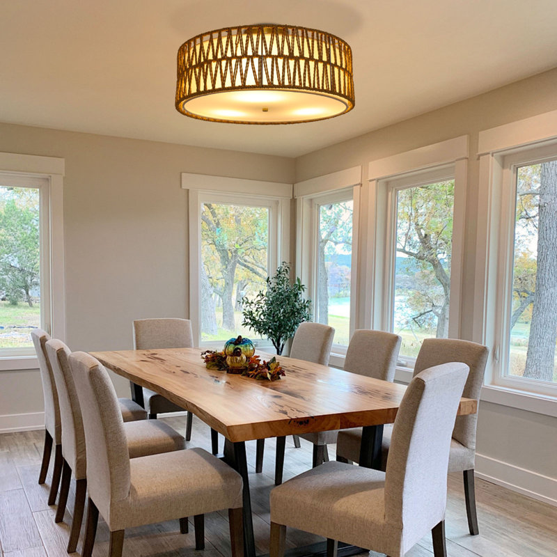 3 Lights Semi Flush Mount Lighting