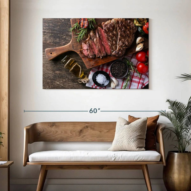 Yarlin Sliced Beef Steak, 30" H x 45" W