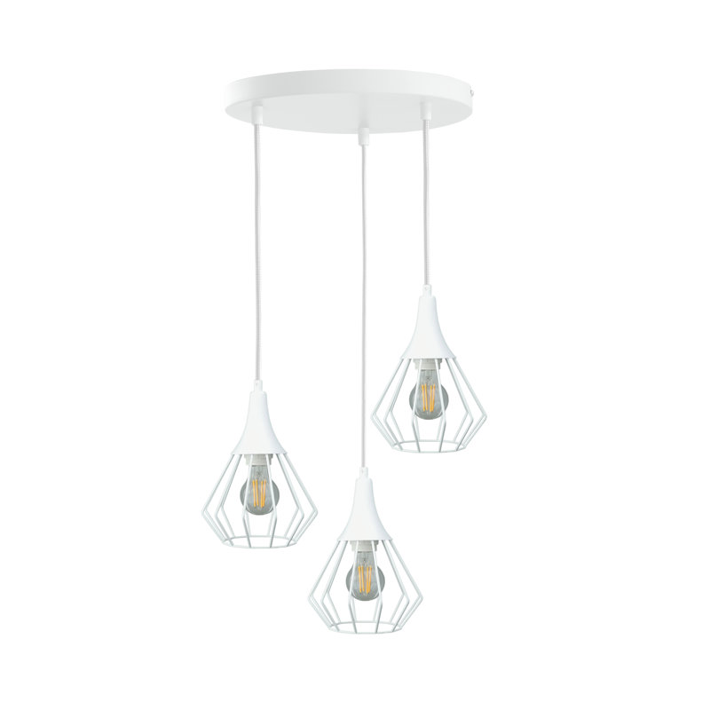 Arlene 3 - Light Pendant, White