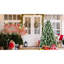 Arbre de Noël 9 pi avec 122 branches de pin, 2518 pointes, branches mixtes et à aiguilles dures, structure à charnières pour une installation facile, support en métal