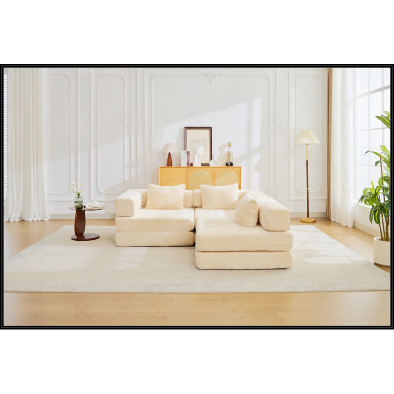 Compression Sofa, Beige