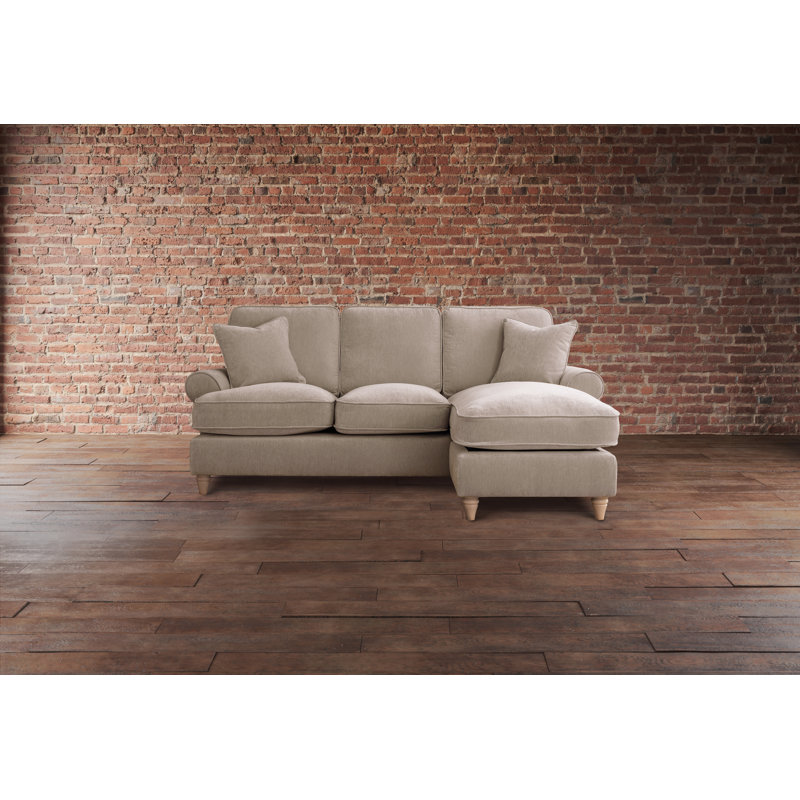 Longfellow Corner Chaise Sofa, Right Hand Facing, Putty