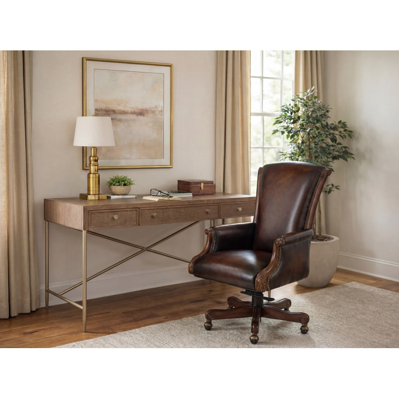 James River Genuine Leather Executive Chair