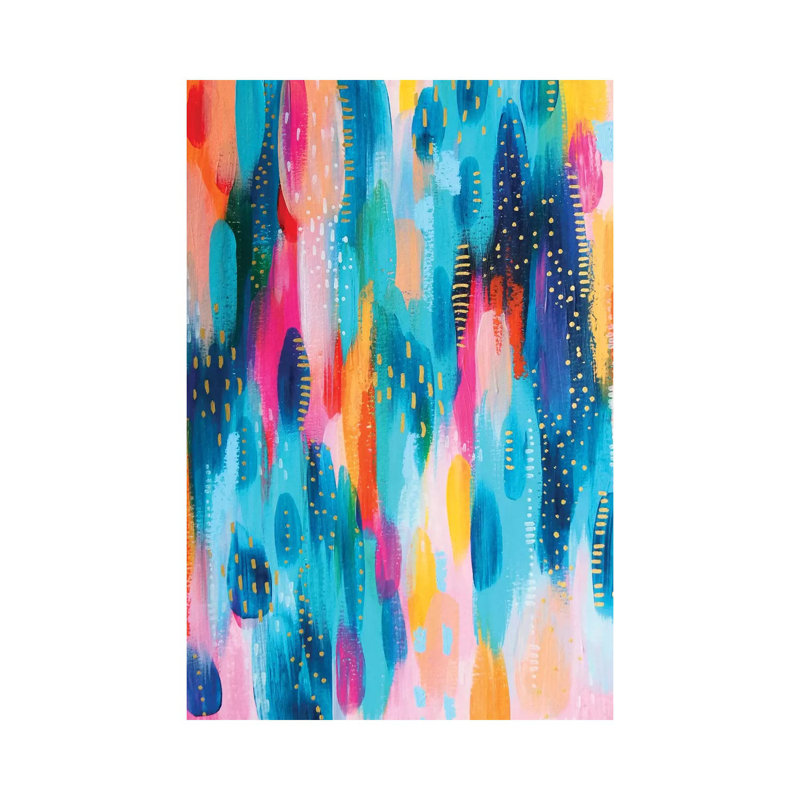 No. 17 par EttaVee-impression d’art graphique, Toile tendue, Pas de tapis, H 26 po x l 18 po x P 1,5 po
