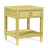 Warwick 24" W 1-Drawer Rattan Nightstand with Glass Top and Storage Shelf-62152069-94947149