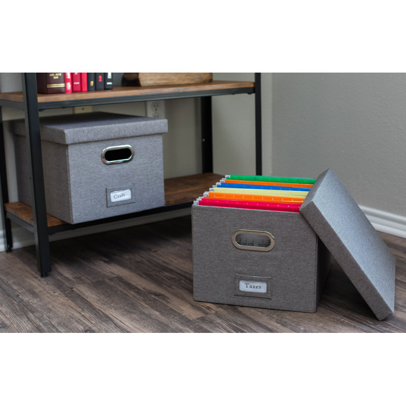 BirdRock Home Fabric Decorative Bin