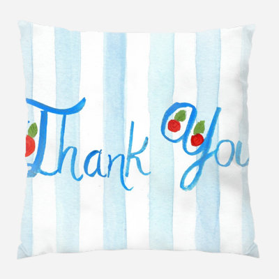 Coussin de remerciements