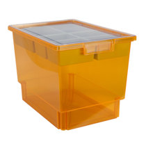 10 Pack Mini Storage Baskets Bins, Plastic Organizer Basket, Colorful Shelf  and
