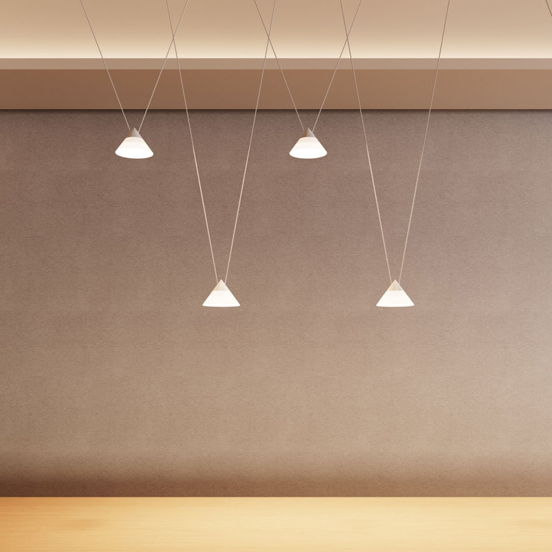 Suspenders® 4 - Light LED Pendant, Satin White