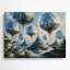 Art mural gris Sci Fi Dome-150105005