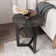 2-Tier Small Side End Table with Metal Frame