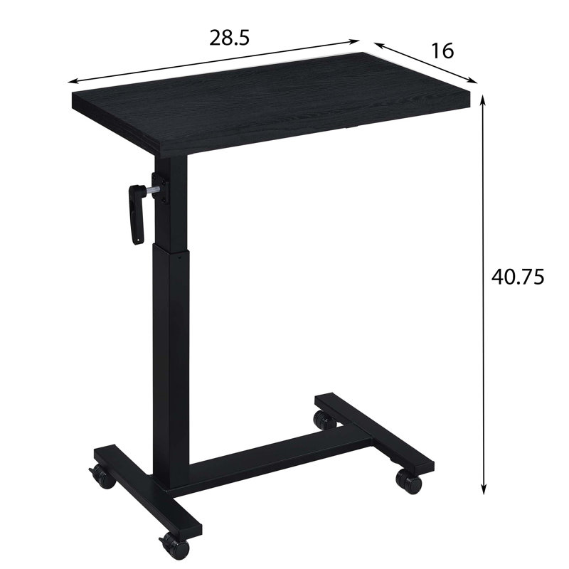Table de bout mobile Geary, Noir