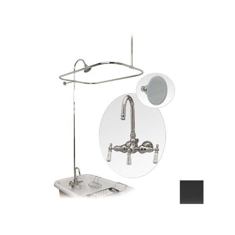 Complete Shower System, Matte Black