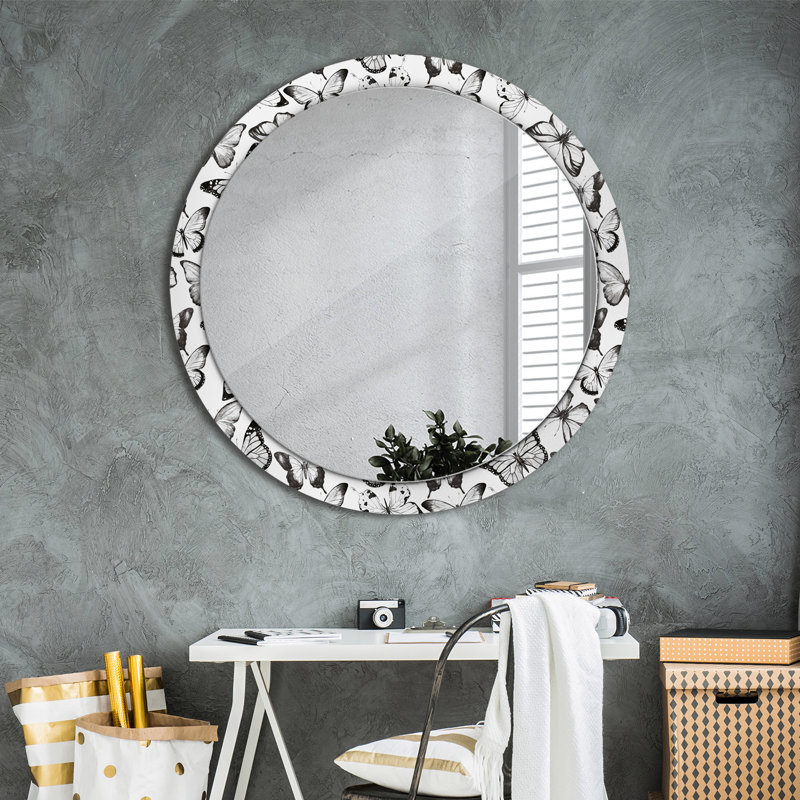 Huldar Glass Flat Wall Mirror