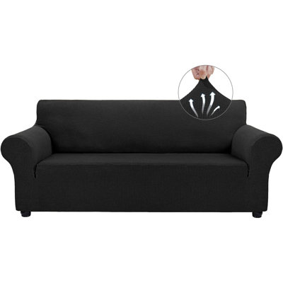 Housse de canapé pour canapé à 3 coussins Housse de canapé à 3 places pour animaux de compagnie imperméable et lavable