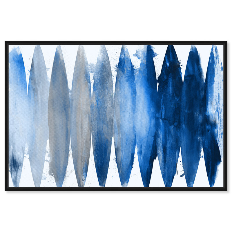 Tidal Waves Found - Peinture sur toile, H 10 po x l 15 po