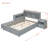 Wooden platform bed with Multi-functional Storage Space-1632316630