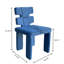 Chaise de salle à manger rembourrée en velours Kelli Mya-931335407