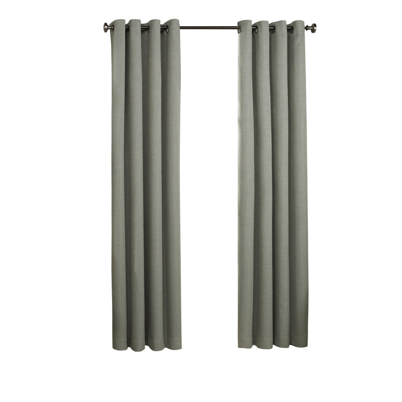 Palisade Blackout Curtain Single Panel, Sage, 52" W x 95" L