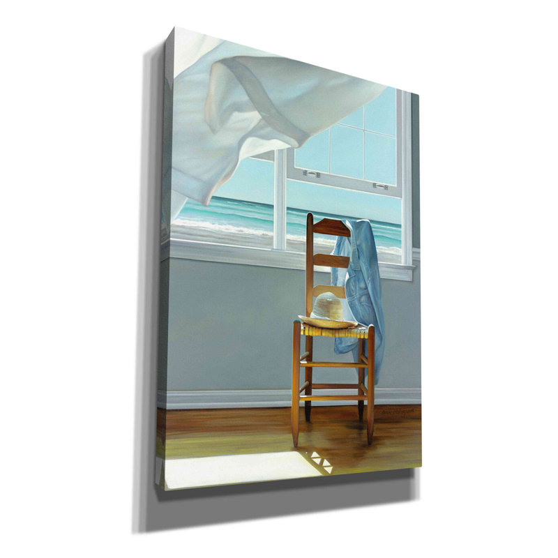 «Deep Breathing» par Karen Hollingsworth, art mural sur toile, H 26 po x l 18 po x P 0,75 po