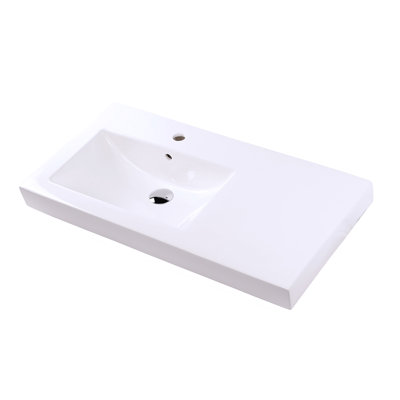 Aquaquattro 35.25'' L Bathroom Sink