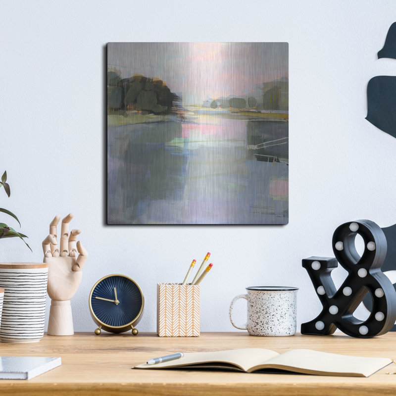 Latitude Run® ' Gerrish Island' by Kathleen Robbins, Metal Wall Art,, 12" H x 12" W