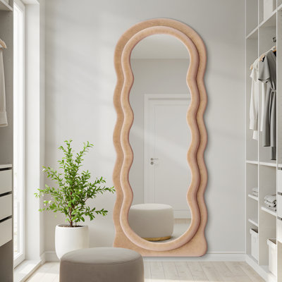 Irregular Wavy Full Length Mirror