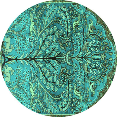 Tapis turquoise / vert Magrans