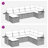 Vidaxl Garden Sofa Set Black