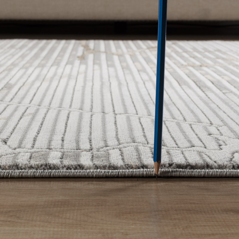 Gray 2 ft. 7 in. x 9 ft. 10 in. Area Rug, Runner 2'7" x 9'10"